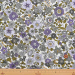 UV-cut 80/2 Cotton Frayed Knit Printed Fabric Flower - nomura tailor