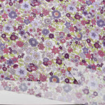 UV-cut 80/2 Cotton Frayed Knit Printed Fabric Flower - nomura tailor