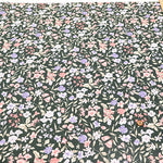 UV-treated, Mercerized Cotton 80/2 Combed Rib Knit Printed Fabric - Flower - nomura tailor