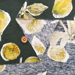 UV-treated, Mercerized Cotton 80/2 Combed Rib Knit Printed Fabric - Flower - nomura tailor