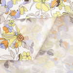 UV-treated, Bio-finished Cotton 60/2 Jersey Printed Fabric - Flower - nomura tailor