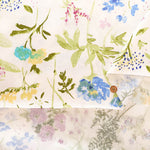 UV-treated, Bio-finished Cotton 60/2 Jersey Printed Fabric - Flower - nomura tailor