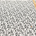 UV-treated, Mercerized Cotton 40/2 Rib Knit Printed Fabric - Flower - nomura tailor