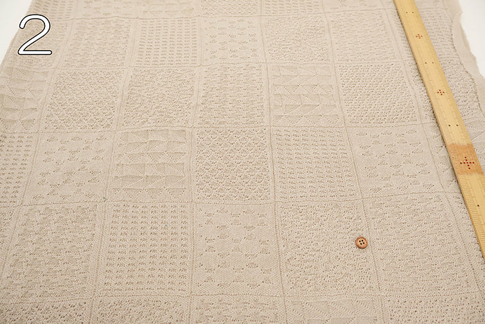 Yonezawa Ori Cotton Lacey Jacquard Fabric - nomura tailor