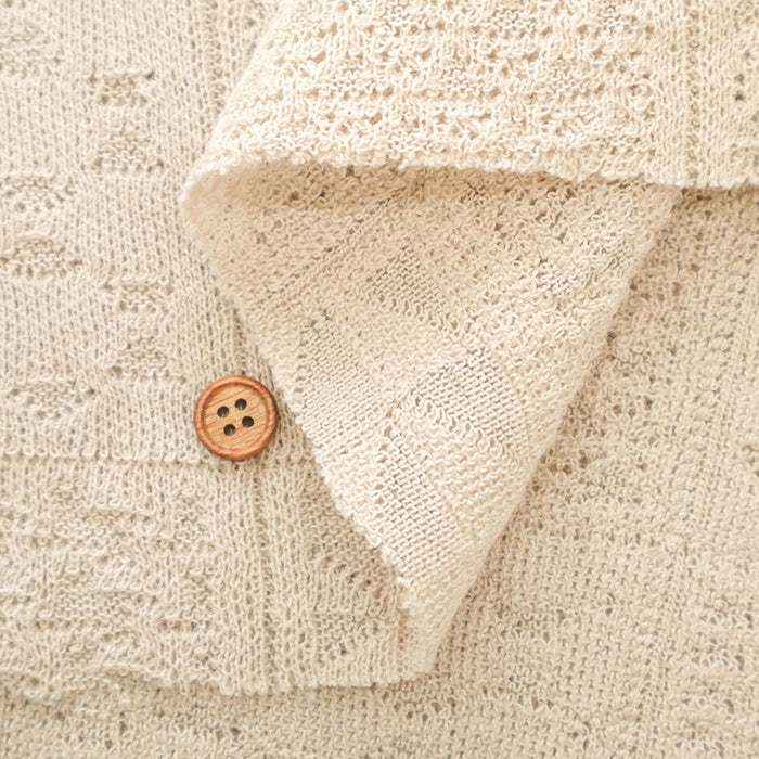 Yonezawa Ori Cotton Lacey Jacquard Fabric - nomura tailor