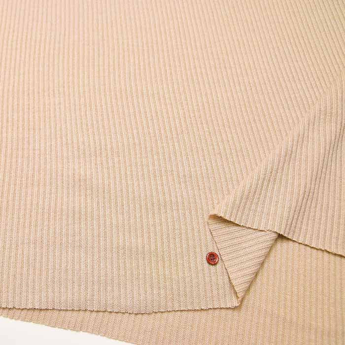 Bulky ribbed knit fabric Solid color - nomura tailor