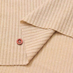 Bulky ribbed knit fabric Solid color - nomura tailor