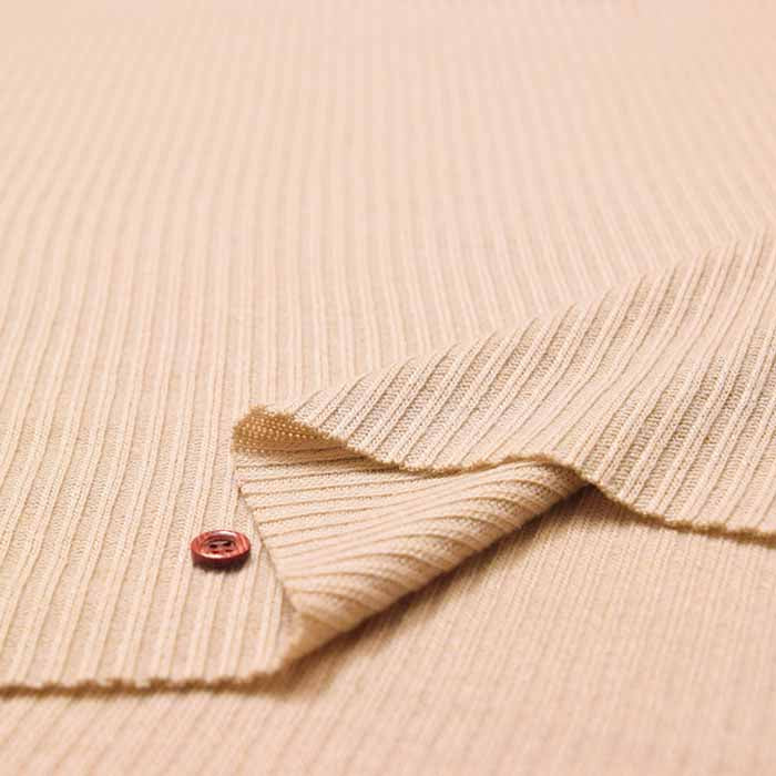 Bulky ribbed knit fabric Solid color - nomura tailor