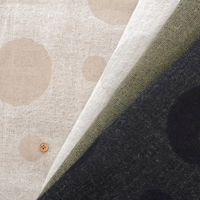  Wool Gauze Fablic - Dot