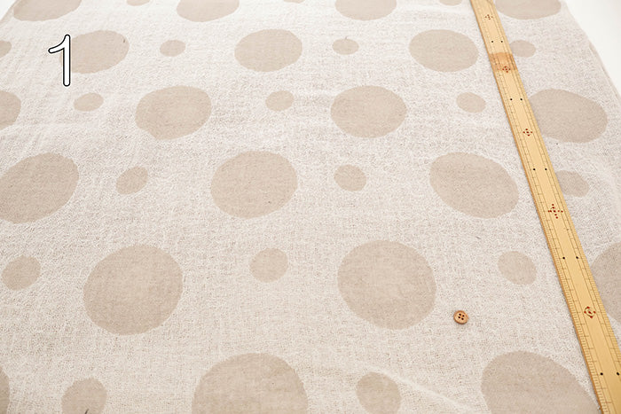  Wool Gauze Fablic - Dot