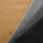 Wool Frieze Beaver Fabric - Plain - nomura tailor