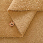 Wool Frieze Beaver Fabric - Plain - nomura tailor