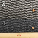 Silk Blend Herringbone Tweed Fabric - nomura tailor