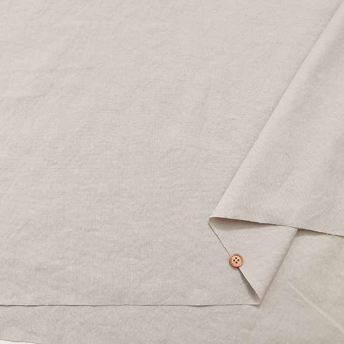 Cotton linen tumbler washer fabric Solid colour - nomura tailor