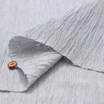 Yarn-dyed linen-washer fabric Stripe - nomura tailor