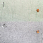 Yarn-dyed Linen Washer Fabric - Stripe - nomura tailor