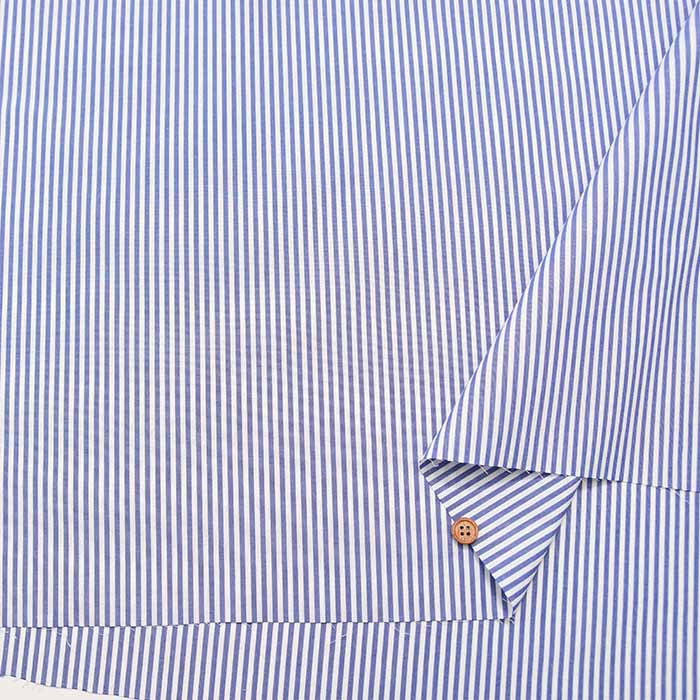 Supima Cotton 60/- Yarn-dyed typewriter fabric Stripe - nomura tailor