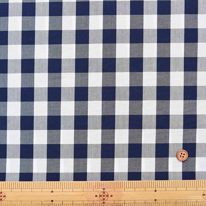 Supima Cotton 60/- Yarn-dyed typewriter fabric Gingham Check - nomura tailor