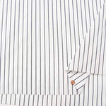 Supima Cotton 60/- Yarn-dyed typewriter fabric Stripe (Thin) - nomura tailor