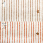 L/P Linen Stripe Fabric - nomura tailor