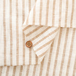 L/P Linen Stripe Fabric - nomura tailor