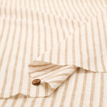 L/P Linen Stripe Fabric - nomura tailor