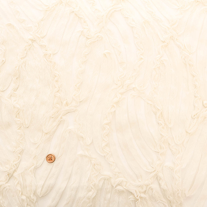 Polyester Cut Lace Fablic - Plain