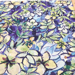 Made in France DEVEAUX Cotton Voile Printed Fabric - Watercolor Flower - nomura tailor
