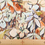 Made in France DEVEAUX Cotton Voile Printed Fabric - Watercolor Flower - nomura tailor