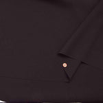 Polyester formal black double weave fabric Solid colour - nomura tailor