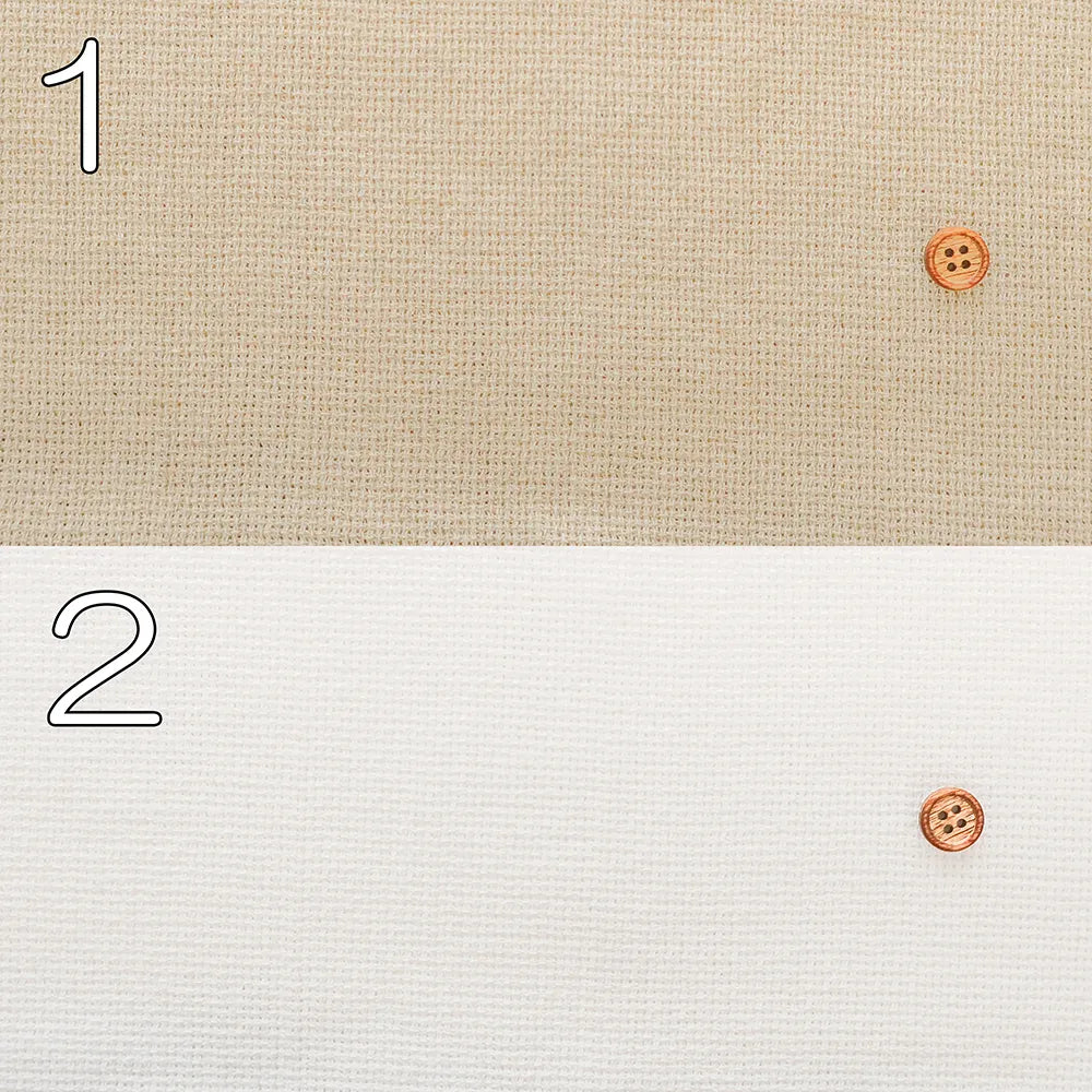 Washer-Finished コットンリネンスフレ生地 - Plain - nomura tailor