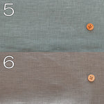 Linen Muslin Double Washer Fabric - Plain - nomura tailor