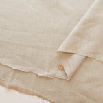 Linen Muslin Double Washer Fabric - Plain - nomura tailor