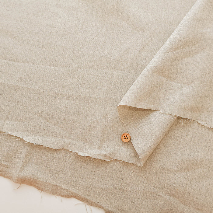Linen Muslin Double Washer Fabric - Plain - nomura tailor
