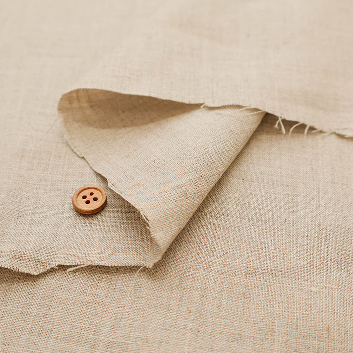 Linen Muslin Double Washer Fabric - Plain - nomura tailor