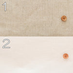 Linen Canvas Double Washer Fabric - Plain - nomura tailor