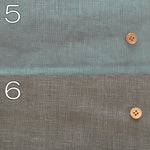 Linen Canvas Double Washer Fabric - Plain - nomura tailor