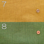 Linen Canvas Double Washer Fabric - Plain - nomura tailor