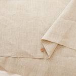 Linen Canvas Double Washer Fabric - Plain - nomura tailor