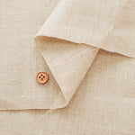 Linen Canvas Double Washer Fabric - Plain - nomura tailor