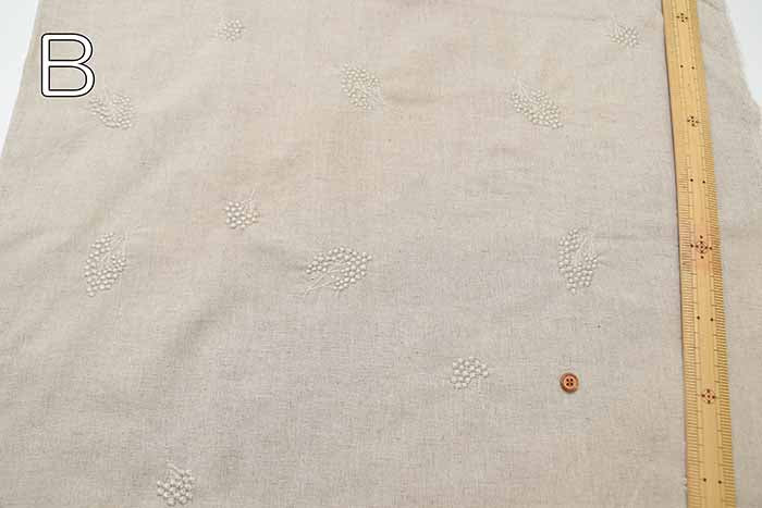 C/L sheeting embroidery fabric Mimosa - nomura tailor