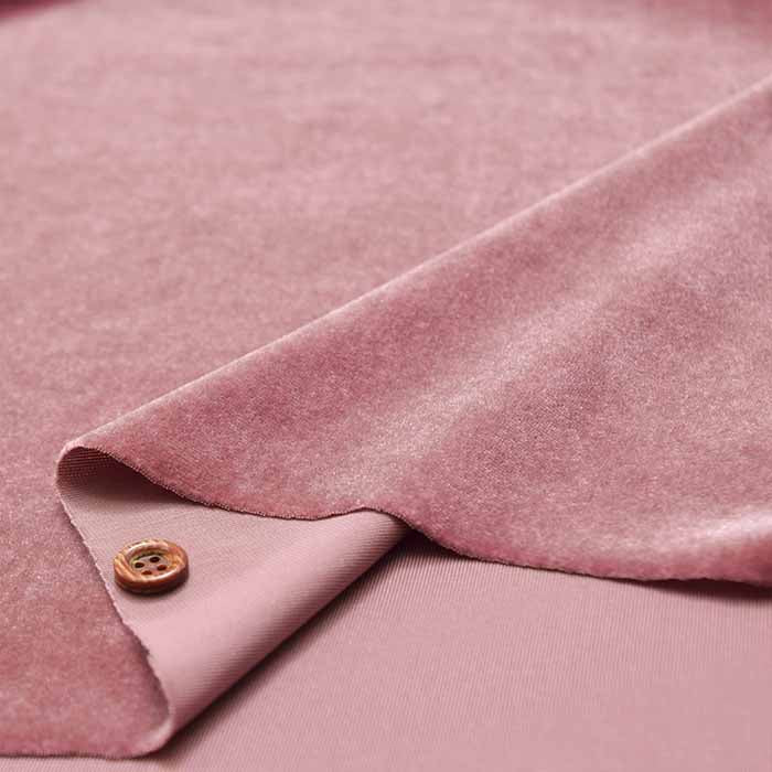 Stretch velor fabric plain - nomura tailor