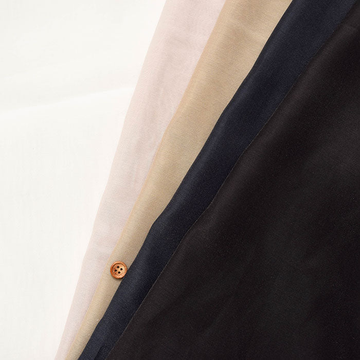 Polyester Shiny Organjang -Fabric plain - nomura tailor