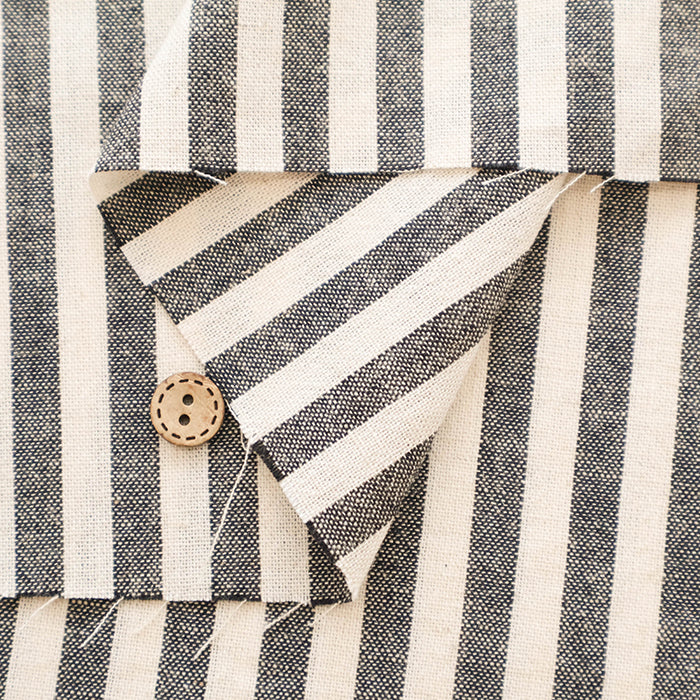 C/L 20s Yarn-dyed Washer Fabric - Stripe - nomura tailor