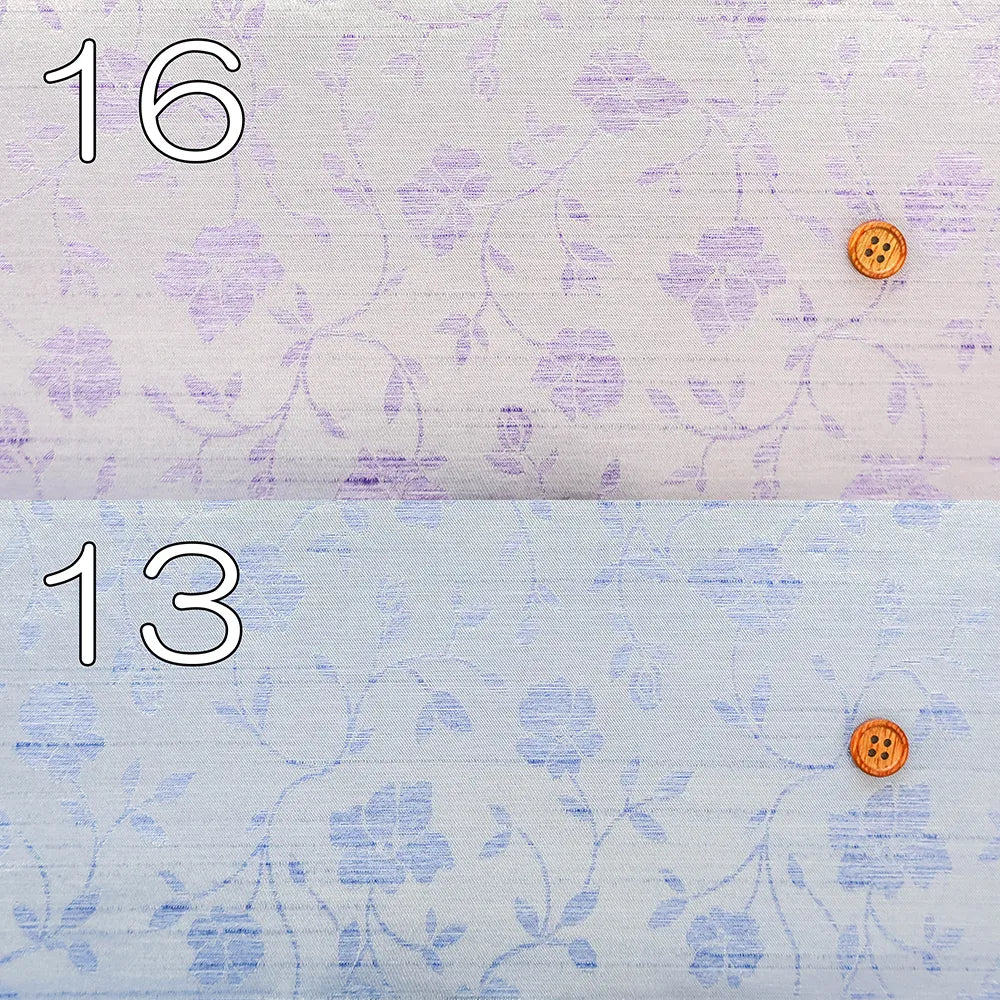 Polyester Satin Jacquard Fabric- Botanical - nomura tailor