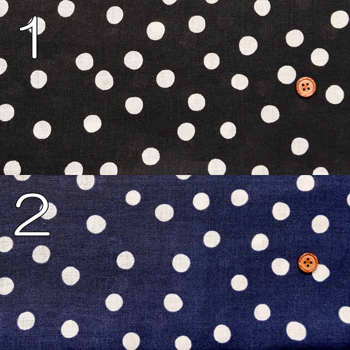 Angel Soft 60 Linen Printed Fabric Dot - nomura tailor