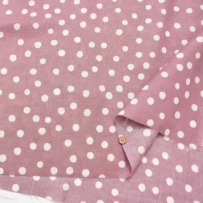 Angel Soft 60 Linen Printed Fabric Dot - nomura tailor