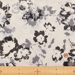 C/L Cambric printed fabric Flower - nomura tailor