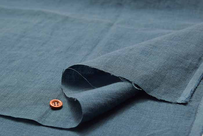 60 Linentan Blur Washer plain (cold color) - nomura tailor