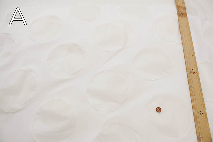 Cotton Nobility Ripple Fabric - Dot pattern - nomura tailor